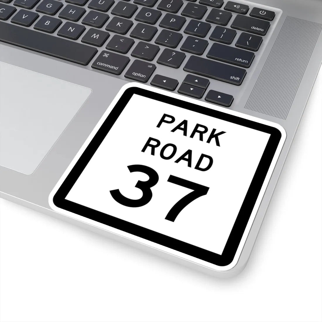 Texas Park Road 37 (Texas) (Road Sign) STICKER Vinyl Kiss-Cut Decal - The Sticker Space