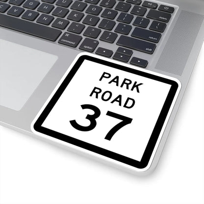 Texas Park Road 37 (Texas) (Road Sign) STICKER Vinyl Kiss-Cut Decal - The Sticker Space