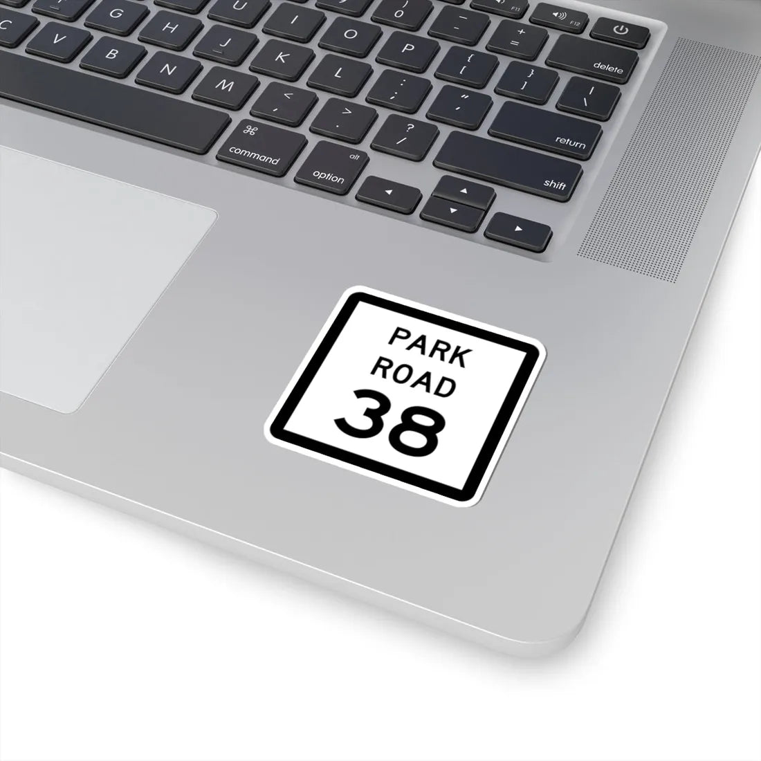 Texas Park Road 38 (Texas) (Road Sign) STICKER Vinyl Kiss-Cut Decal - The Sticker Space