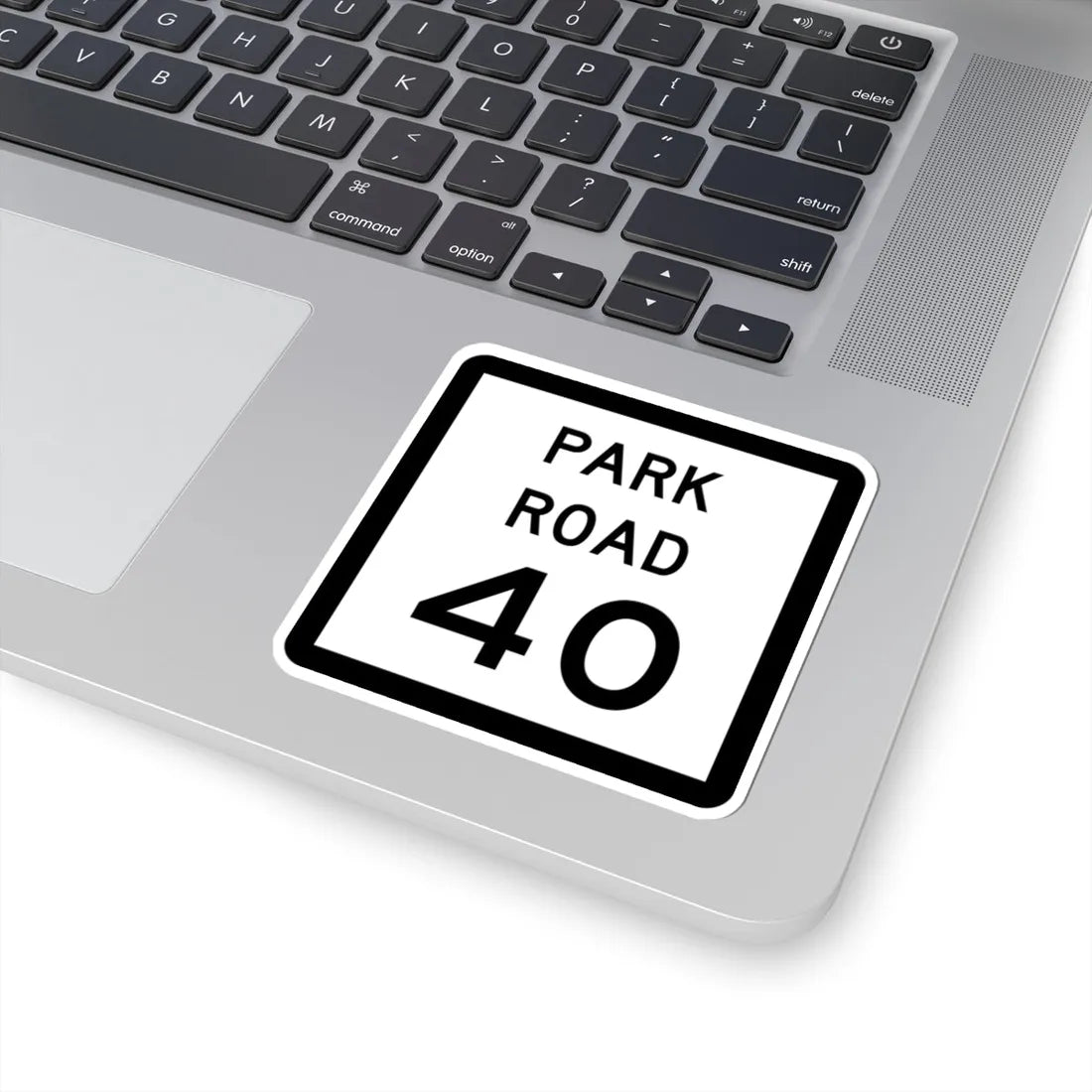 Texas Park Road 40 (Texas) (Road Sign) STICKER Vinyl Kiss-Cut Decal - The Sticker Space