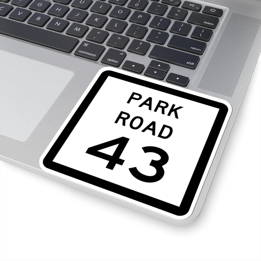 Texas Park Road 43 (Texas) (Road Sign) STICKER Vinyl Kiss-Cut Decal - The Sticker Space