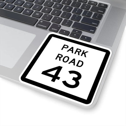 Texas Park Road 43 (Texas) (Road Sign) STICKER Vinyl Kiss-Cut Decal - The Sticker Space