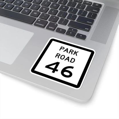Texas Park Road 46 (Texas) (Road Sign) STICKER Vinyl Kiss-Cut Decal - The Sticker Space