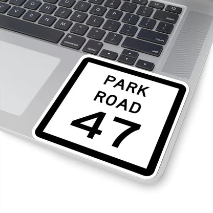 Texas Park Road 47 (Texas) (Road Sign) STICKER Vinyl Kiss-Cut Decal - The Sticker Space