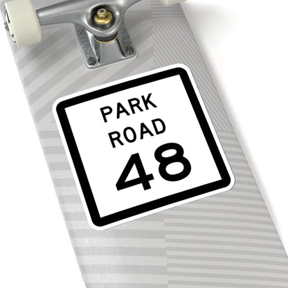 Texas Park Road 48 (Texas) (Road Sign) STICKER Vinyl Kiss-Cut Decal - The Sticker Space