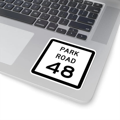 Texas Park Road 48 (Texas) (Road Sign) STICKER Vinyl Kiss-Cut Decal - The Sticker Space