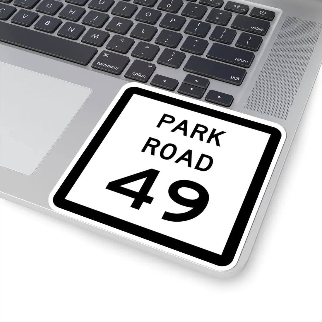 Texas Park Road 49 (Texas) (Road Sign) STICKER Vinyl Kiss-Cut Decal - The Sticker Space
