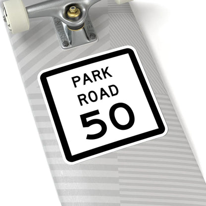 Texas Park Road 50 (Texas) (Road Sign) STICKER Vinyl Kiss-Cut Decal - The Sticker Space
