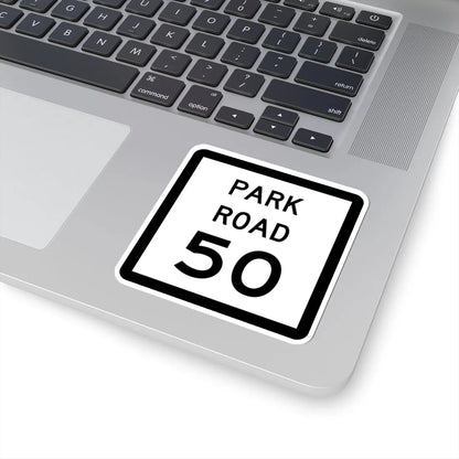 Texas Park Road 50 (Texas) (Road Sign) STICKER Vinyl Kiss-Cut Decal - The Sticker Space