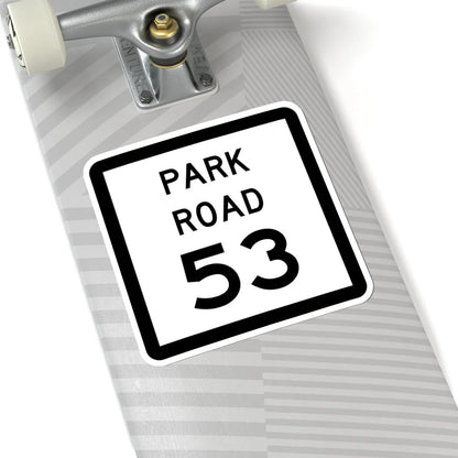 Texas Park Road 53 (Texas) (Road Sign) STICKER Vinyl Kiss-Cut Decal - The Sticker Space