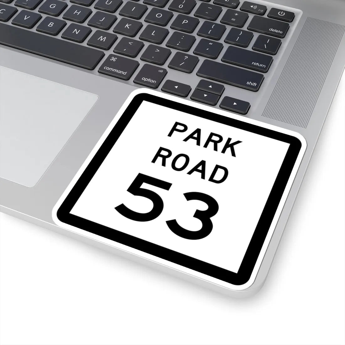 Texas Park Road 53 (Texas) (Road Sign) STICKER Vinyl Kiss-Cut Decal - The Sticker Space