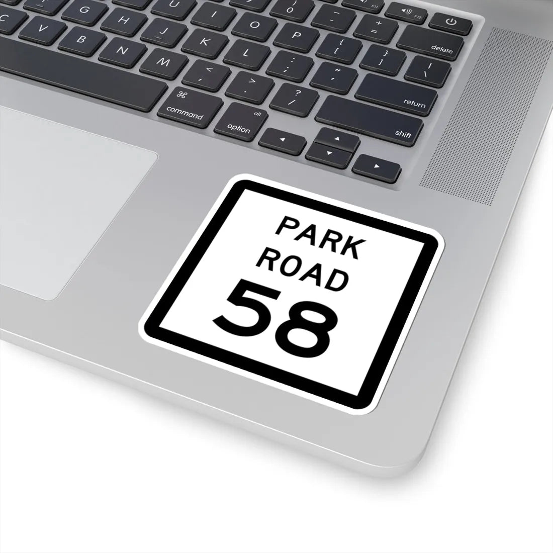 Texas Park Road 58 (Texas) (Road Sign) STICKER Vinyl Kiss-Cut Decal - The Sticker Space