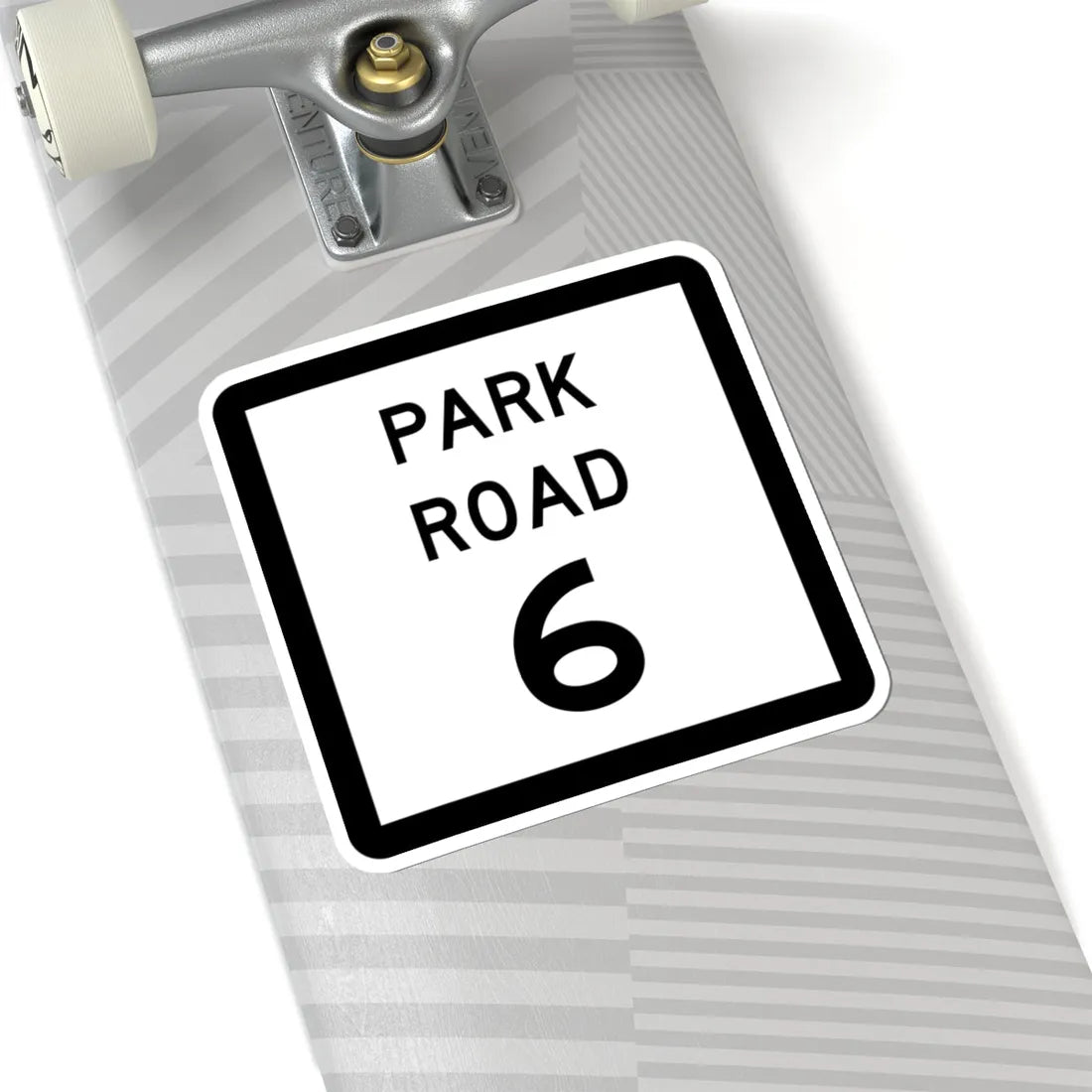 Texas Park Road 6 (Texas) (Road Sign) STICKER Vinyl Kiss-Cut Decal - The Sticker Space