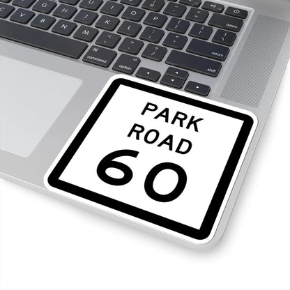 Texas Park Road 60 (Texas) (Road Sign) STICKER Vinyl Kiss-Cut Decal - The Sticker Space