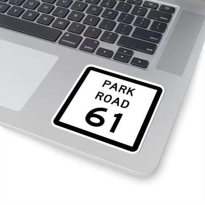Texas Park Road 61 (Texas) (Road Sign) STICKER Vinyl Kiss-Cut Decal - The Sticker Space
