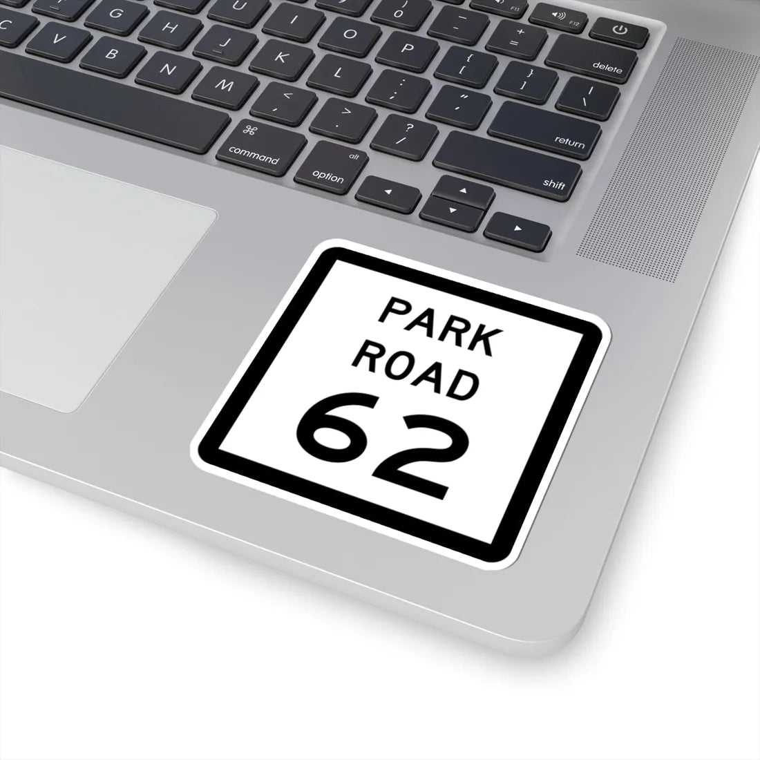 Texas Park Road 62 (Texas) (Road Sign) STICKER Vinyl Kiss-Cut Decal - The Sticker Space