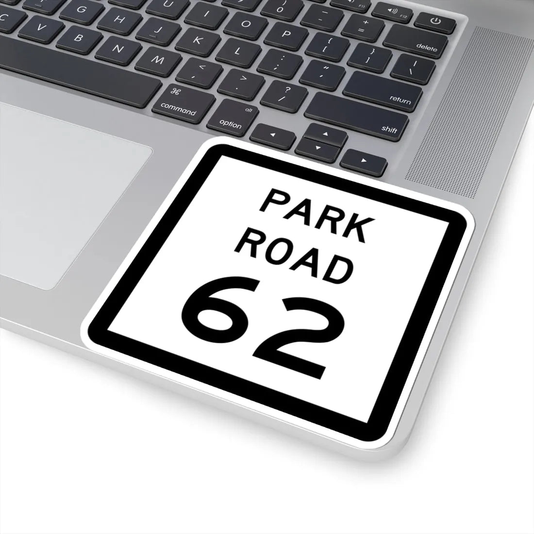 Texas Park Road 62 (Texas) (Road Sign) STICKER Vinyl Kiss-Cut Decal - The Sticker Space