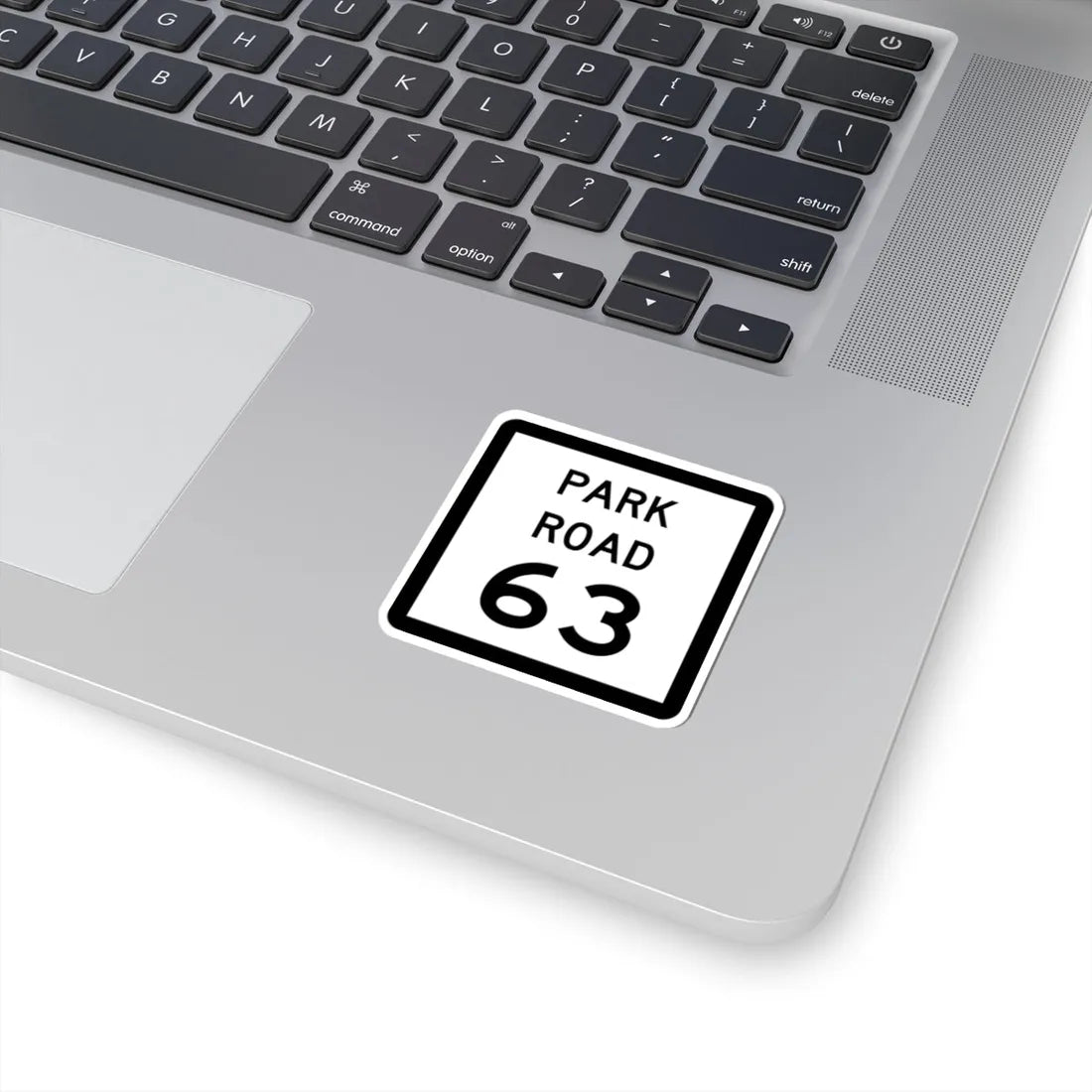 Texas Park Road 63 (Texas) (Road Sign) STICKER Vinyl Kiss-Cut Decal - The Sticker Space