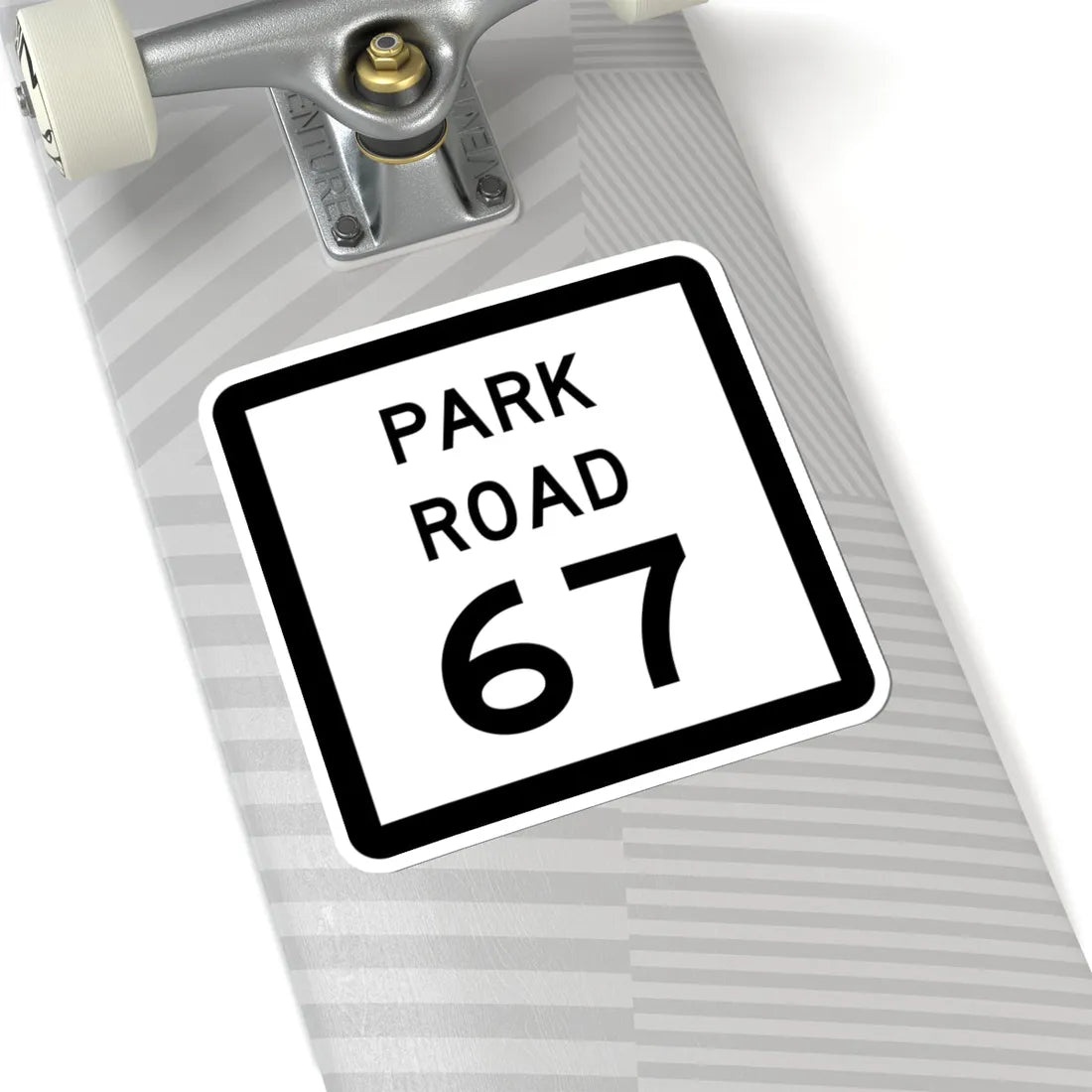 Texas Park Road 67 (Texas) (Road Sign) STICKER Vinyl Kiss-Cut Decal - The Sticker Space