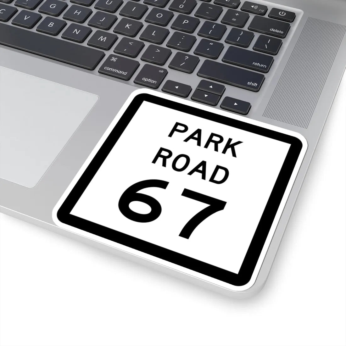 Texas Park Road 67 (Texas) (Road Sign) STICKER Vinyl Kiss-Cut Decal - The Sticker Space