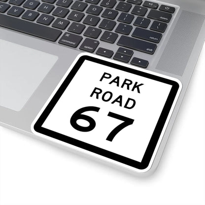 Texas Park Road 67 (Texas) (Road Sign) STICKER Vinyl Kiss-Cut Decal - The Sticker Space