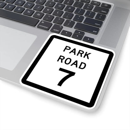 Texas Park Road 7 (Texas) (Road Sign) STICKER Vinyl Kiss-Cut Decal - The Sticker Space