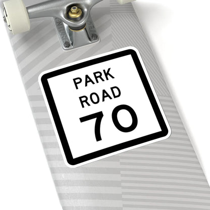 Texas Park Road 70 (Texas) (Road Sign) STICKER Vinyl Kiss-Cut Decal - The Sticker Space