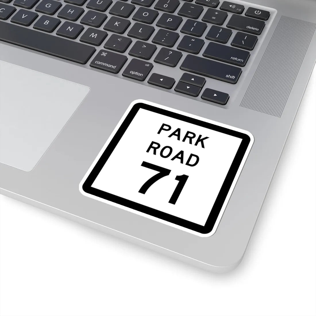 Texas Park Road 71 (Texas) (Road Sign) STICKER Vinyl Kiss-Cut Decal - The Sticker Space