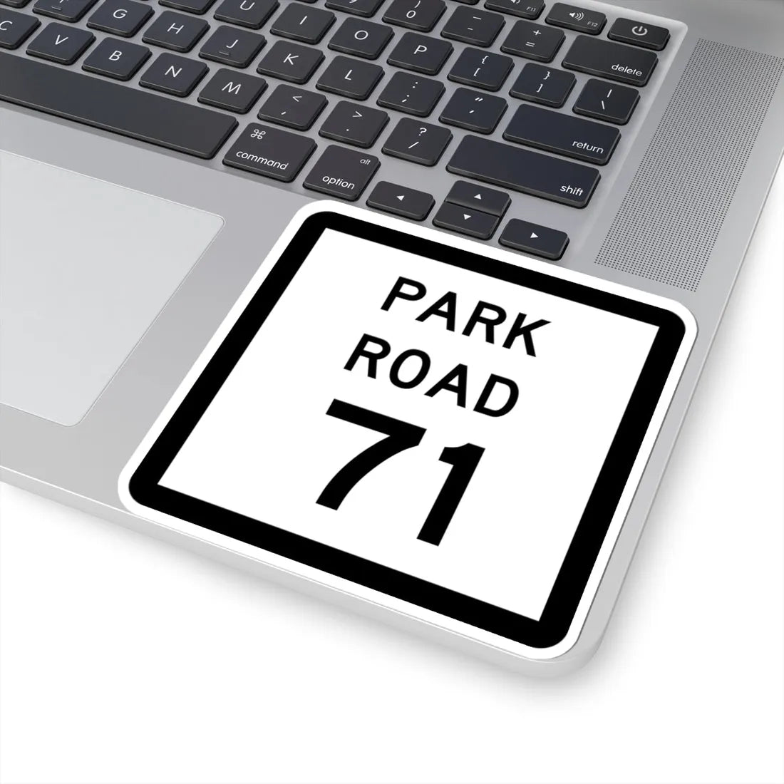 Texas Park Road 71 (Texas) (Road Sign) STICKER Vinyl Kiss-Cut Decal - The Sticker Space
