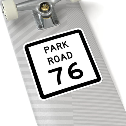 Texas Park Road 76 (Texas) (Road Sign) STICKER Vinyl Kiss-Cut Decal - The Sticker Space