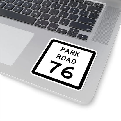 Texas Park Road 76 (Texas) (Road Sign) STICKER Vinyl Kiss-Cut Decal - The Sticker Space