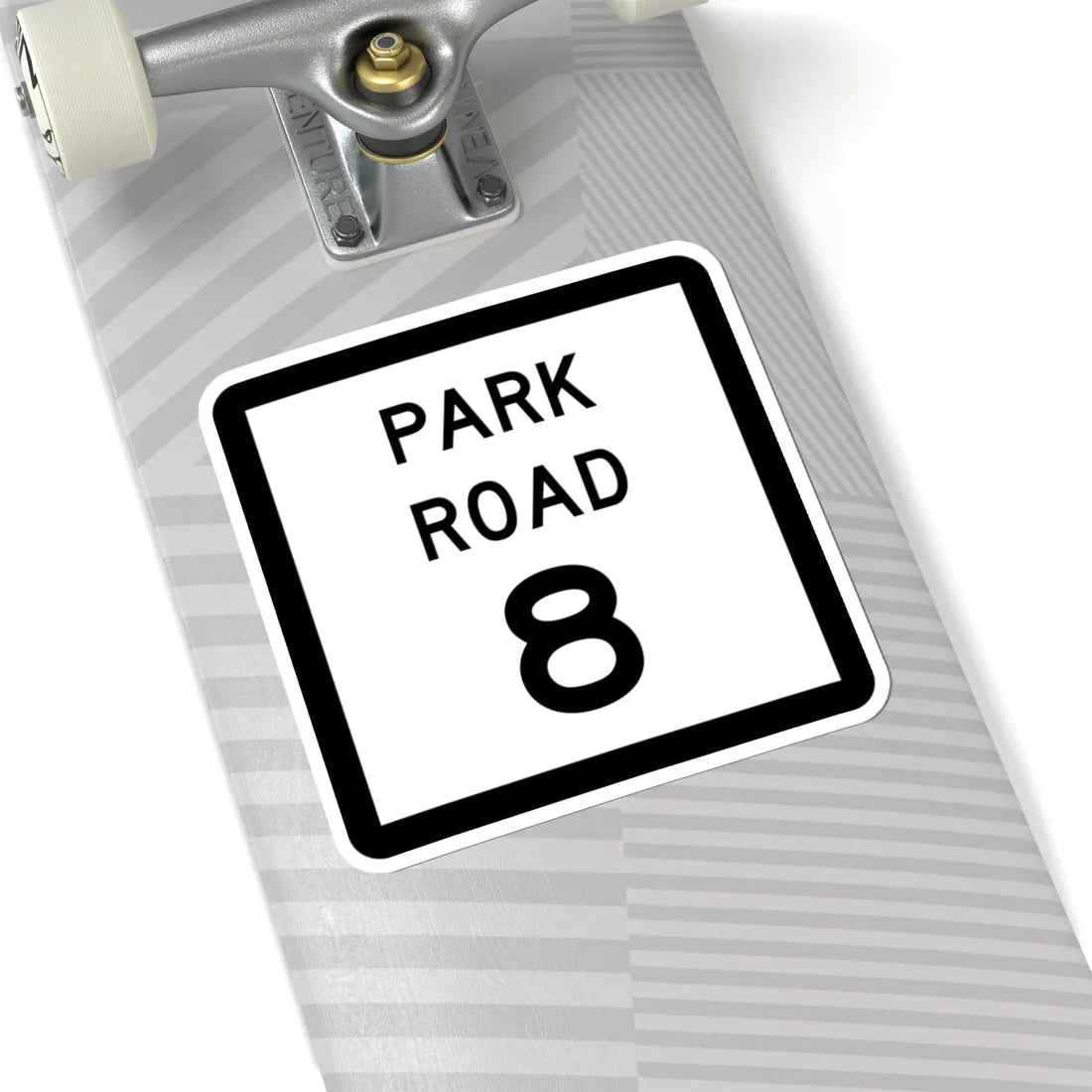 Texas Park Road 8 (Texas) (Road Sign) STICKER Vinyl Kiss-Cut Decal - The Sticker Space