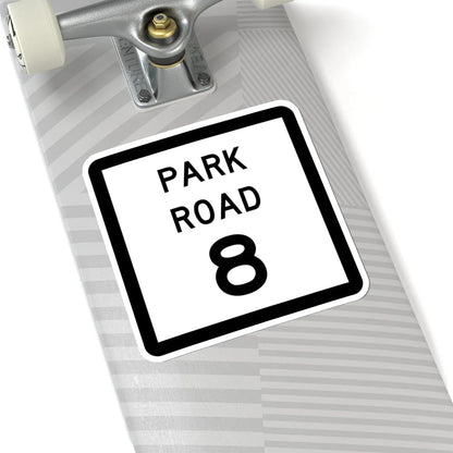 Texas Park Road 8 (Texas) (Road Sign) STICKER Vinyl Kiss-Cut Decal - The Sticker Space