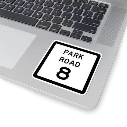 Texas Park Road 8 (Texas) (Road Sign) STICKER Vinyl Kiss-Cut Decal - The Sticker Space