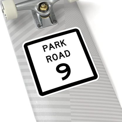 Texas Park Road 9 (Texas) (Road Sign) STICKER Vinyl Kiss-Cut Decal - The Sticker Space