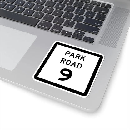 Texas Park Road 9 (Texas) (Road Sign) STICKER Vinyl Kiss-Cut Decal - The Sticker Space