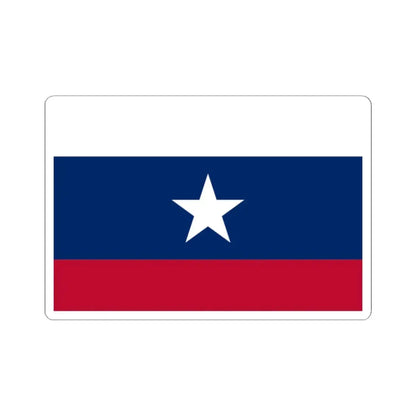 Texas Pilot Flag 1839-1845 (United States) STICKER Vinyl Kiss-Cut Decal 2 Inch White - The Sticker Space