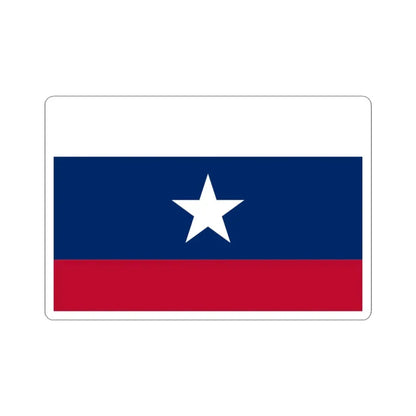Texas Pilot Flag 1839-1845 (United States) STICKER Vinyl Kiss-Cut Decal 3 Inch White - The Sticker Space