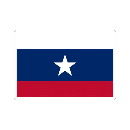 Texas Pilot Flag 1839-1845 (United States) STICKER Vinyl Kiss-Cut Decal 6 Inch White - The Sticker Space