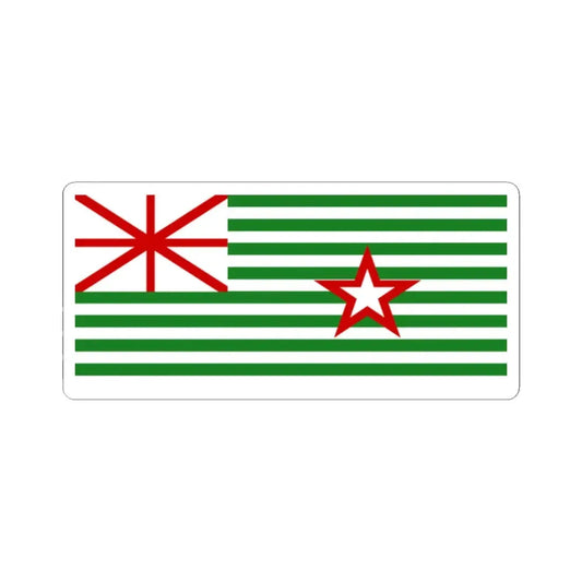 Texas Proposed Flag (United States) STICKER Vinyl Kiss-Cut Decal 2 Inch White - The Sticker Space