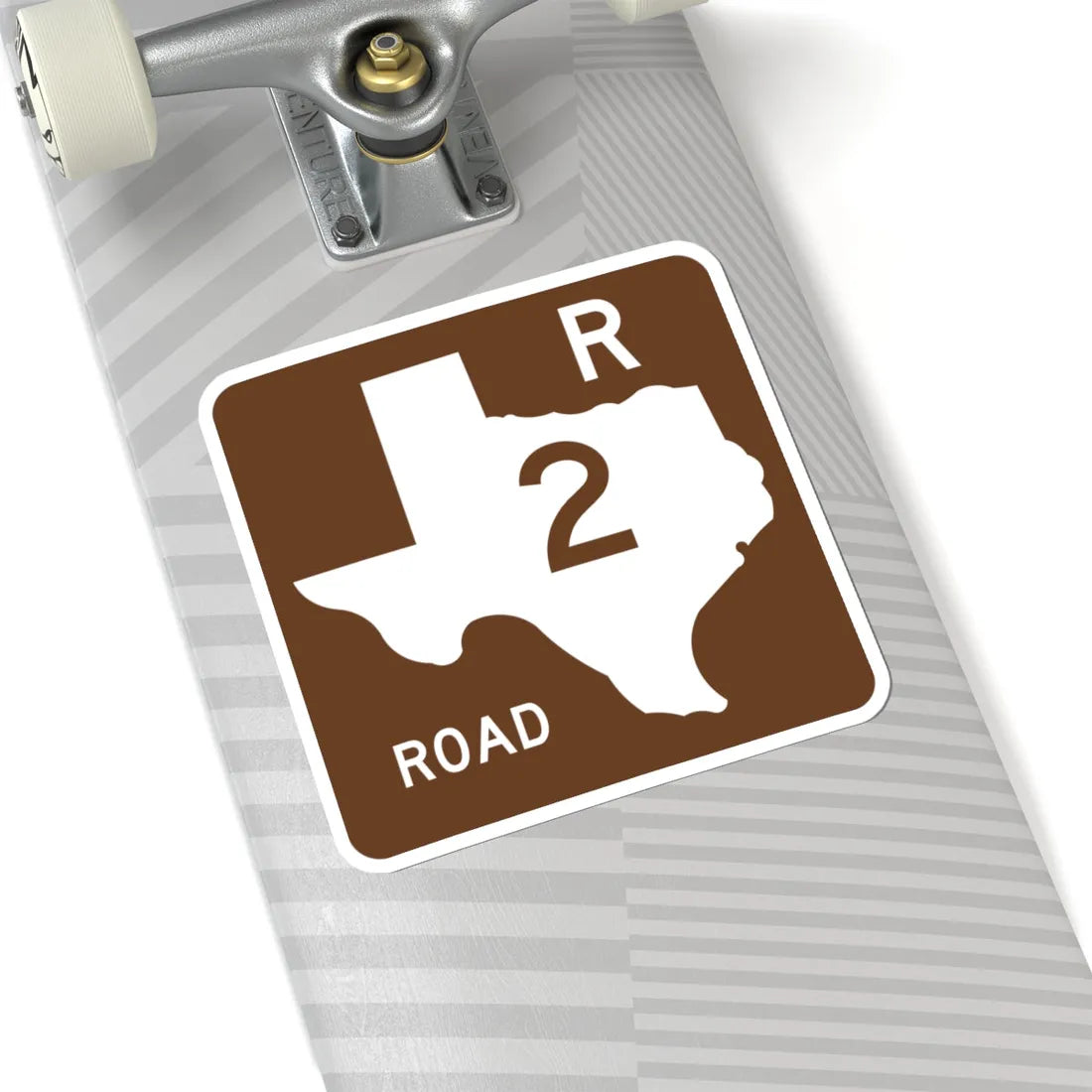 Texas Recreational Road 2 (Texas) (Road Sign) STICKER Vinyl Kiss-Cut Decal - The Sticker Space