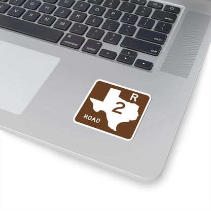 Texas Recreational Road 2 (Texas) (Road Sign) STICKER Vinyl Kiss-Cut Decal - The Sticker Space