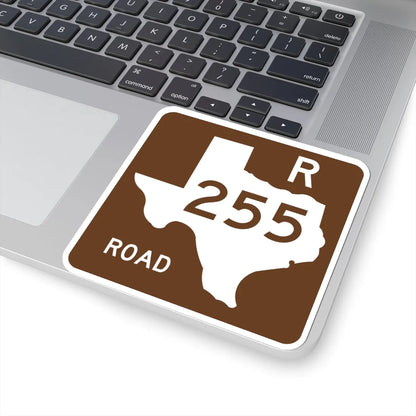 Texas Recreational Road 255 (Texas) (Road Sign) STICKER Vinyl Kiss-Cut Decal - The Sticker Space