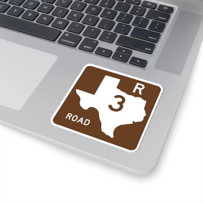 Texas Recreational Road 3 (Texas) (Road Sign) STICKER Vinyl Kiss-Cut Decal - The Sticker Space