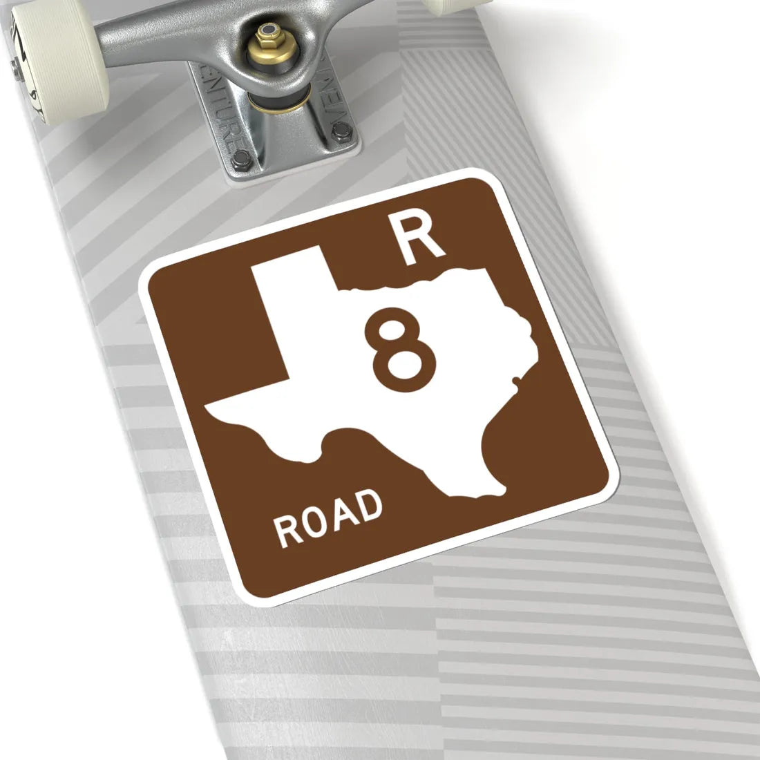 Texas Recreational Road 8 (Texas) (Road Sign) STICKER Vinyl Kiss-Cut Decal - The Sticker Space