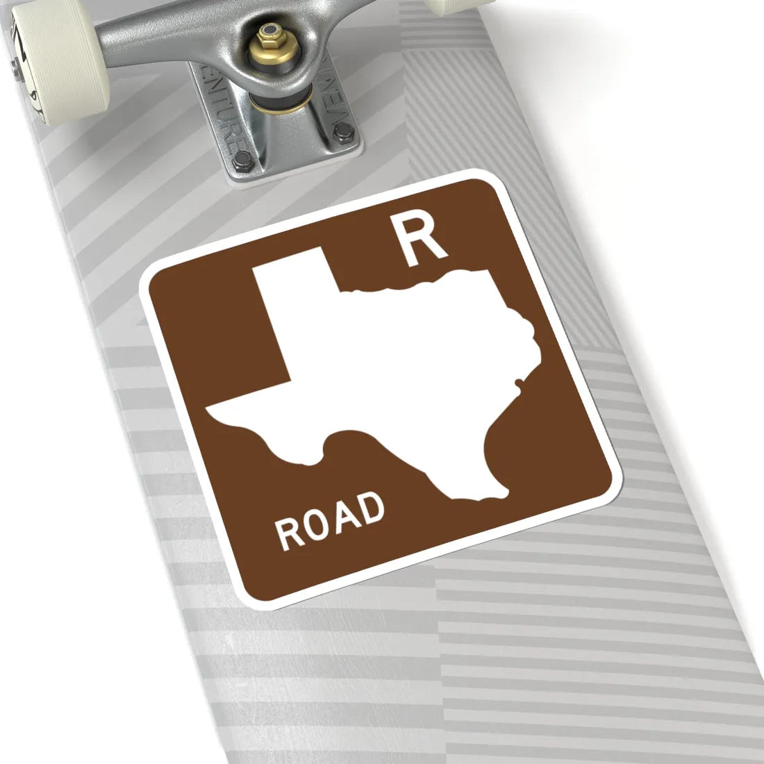 Texas Recreational Road blank (Texas) (Road Sign) STICKER Vinyl Kiss-Cut Decal - The Sticker Space