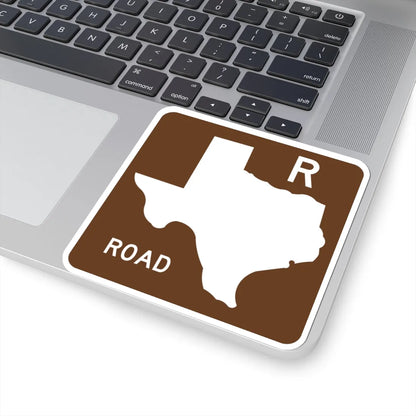 Texas Recreational Road blank (Texas) (Road Sign) STICKER Vinyl Kiss-Cut Decal - The Sticker Space