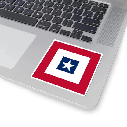 Texas Revenue Service Flag 1839-1845 (United States) STICKER Vinyl Kiss-Cut Decal - The Sticker Space