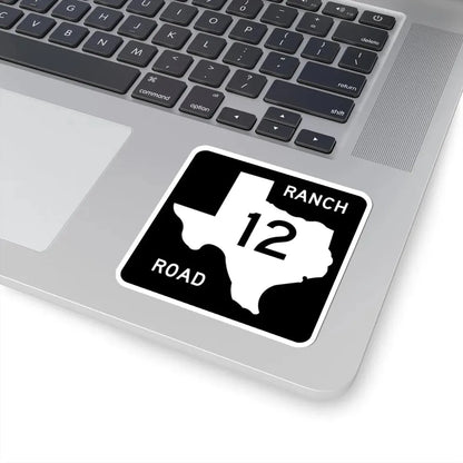 Texas RM 12 (Texas) (Road Sign) STICKER Vinyl Kiss-Cut Decal - The Sticker Space