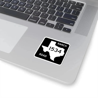 Texas RM 1534 (Texas) (Road Sign) STICKER Vinyl Kiss-Cut Decal - The Sticker Space